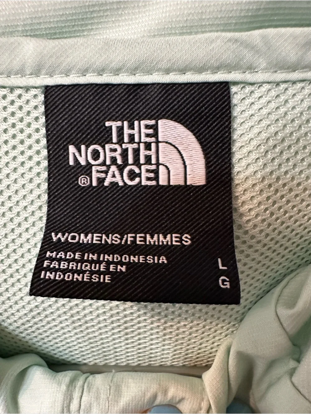 The North Face WindWall Women's Hooded Full Zip Windbreaker Jacket Green L - Picture 9 of 11